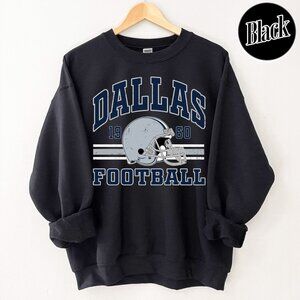 Dallas Football Retros Style Crewneck Sweatshirt 05